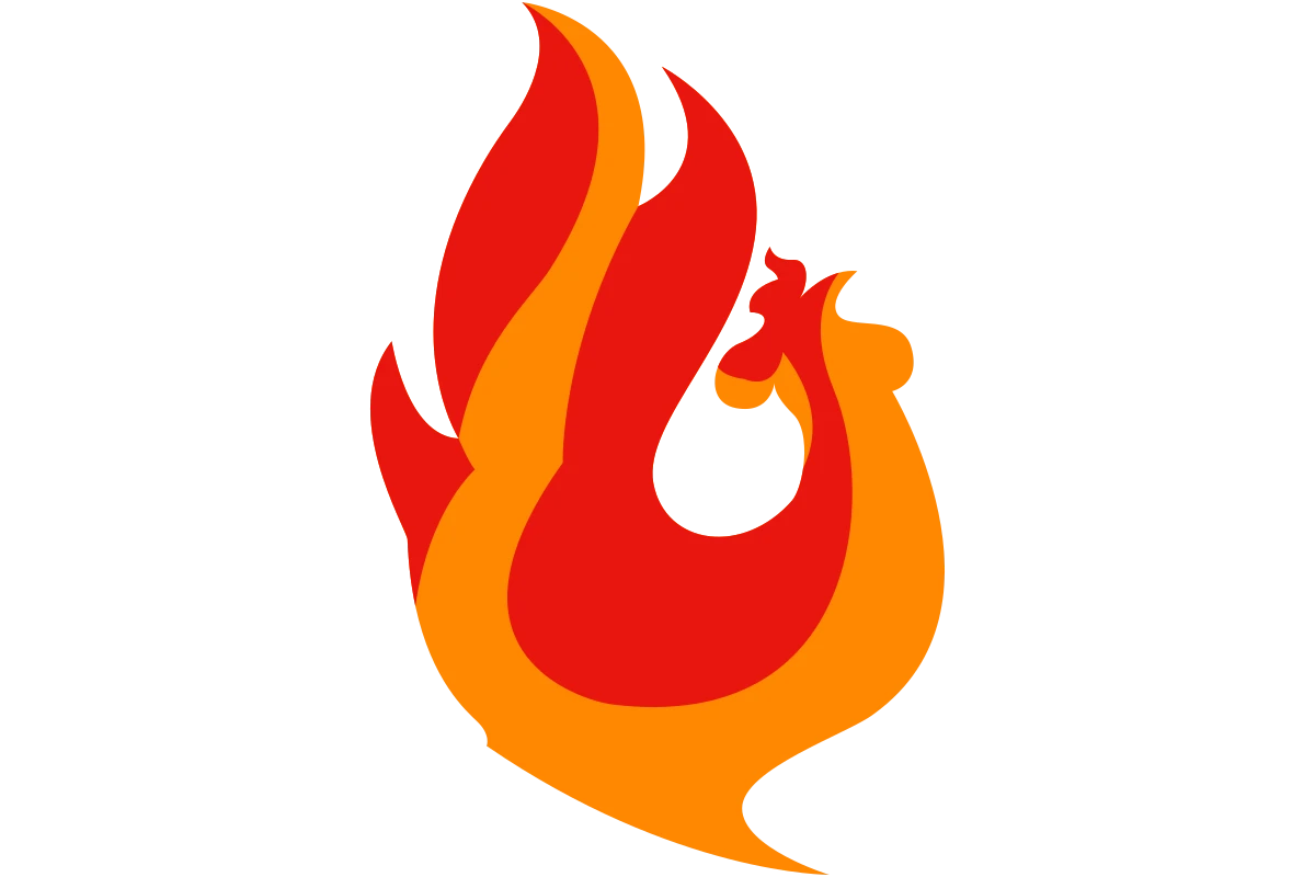 Dynamic Phoenix Symbol: Strength and Spirit in Fire
