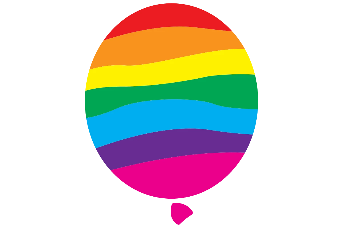 Vibrant Balloon Illustration for Community Events