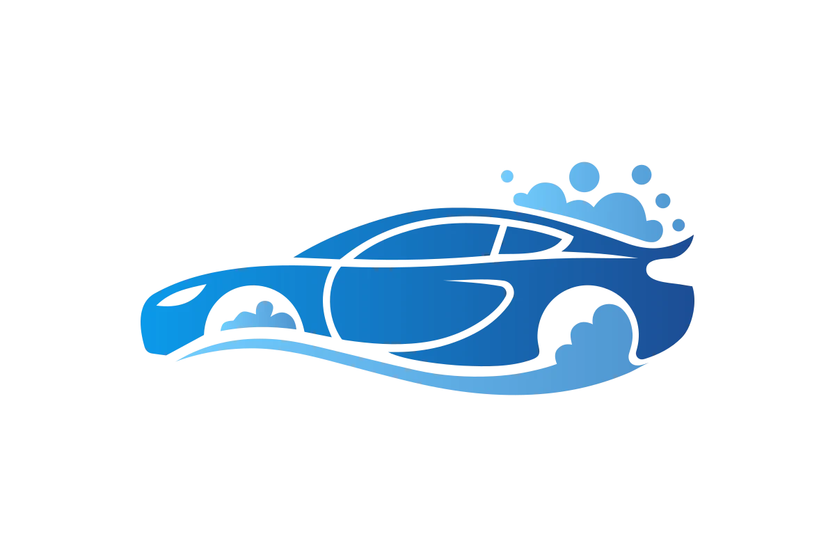 Modern Car Wash Logo with Innovative and Clean Design