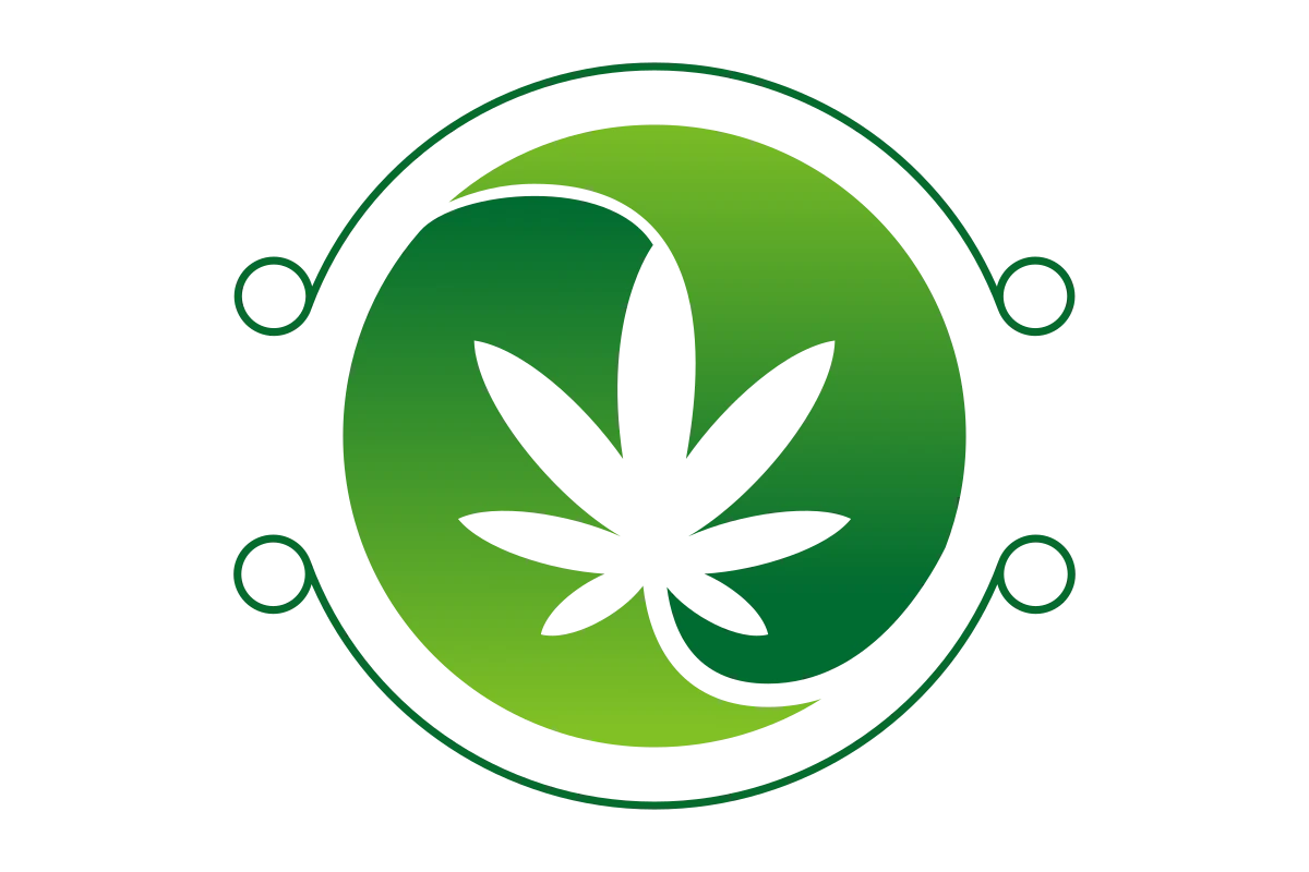 Modern Eco-Friendly Cannabis Cafe Logo Design