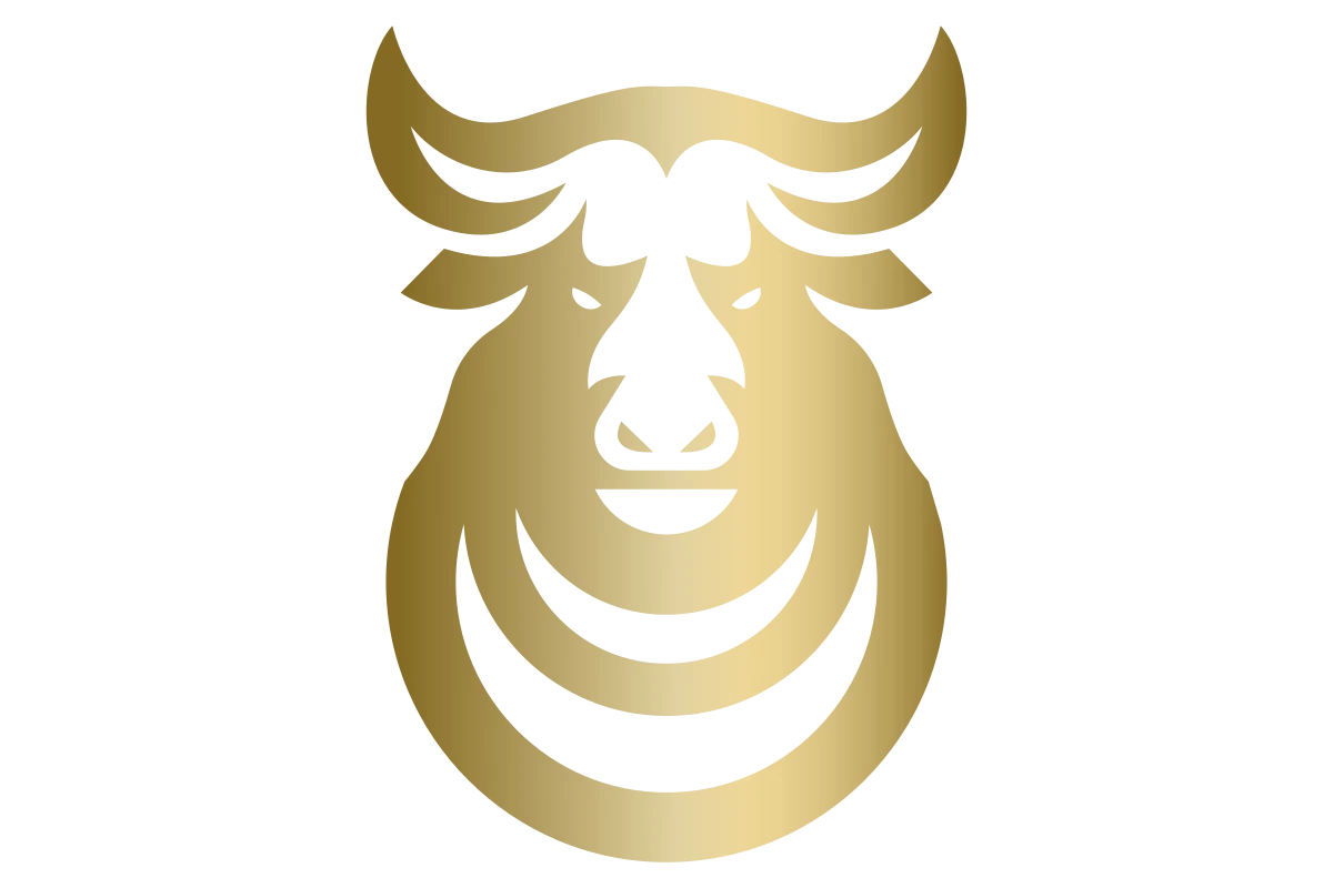Elegant Bull Icon – Strength and Power Representation