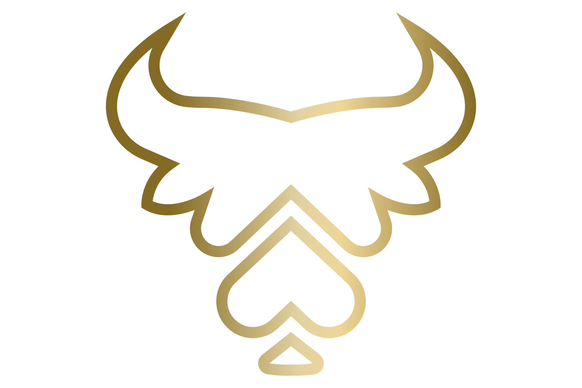 Modern Bull Symbol: Strength and Power in Gold