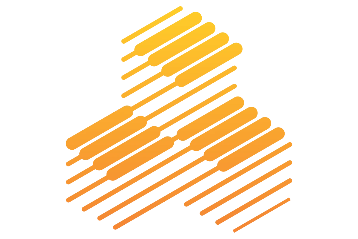 Modern Abstract Music Logo with Vibrant Sound Waves