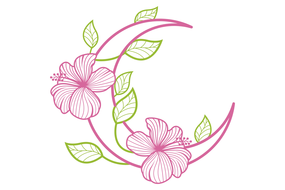 Charming Floral Design for Beauty Salon Identity