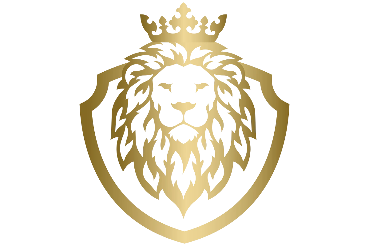 Majestic Lion Emblem for Security Services
