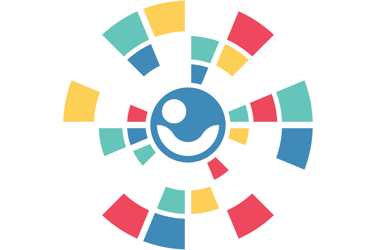 Dynamic Community Event Planner Logo with Colorful Design