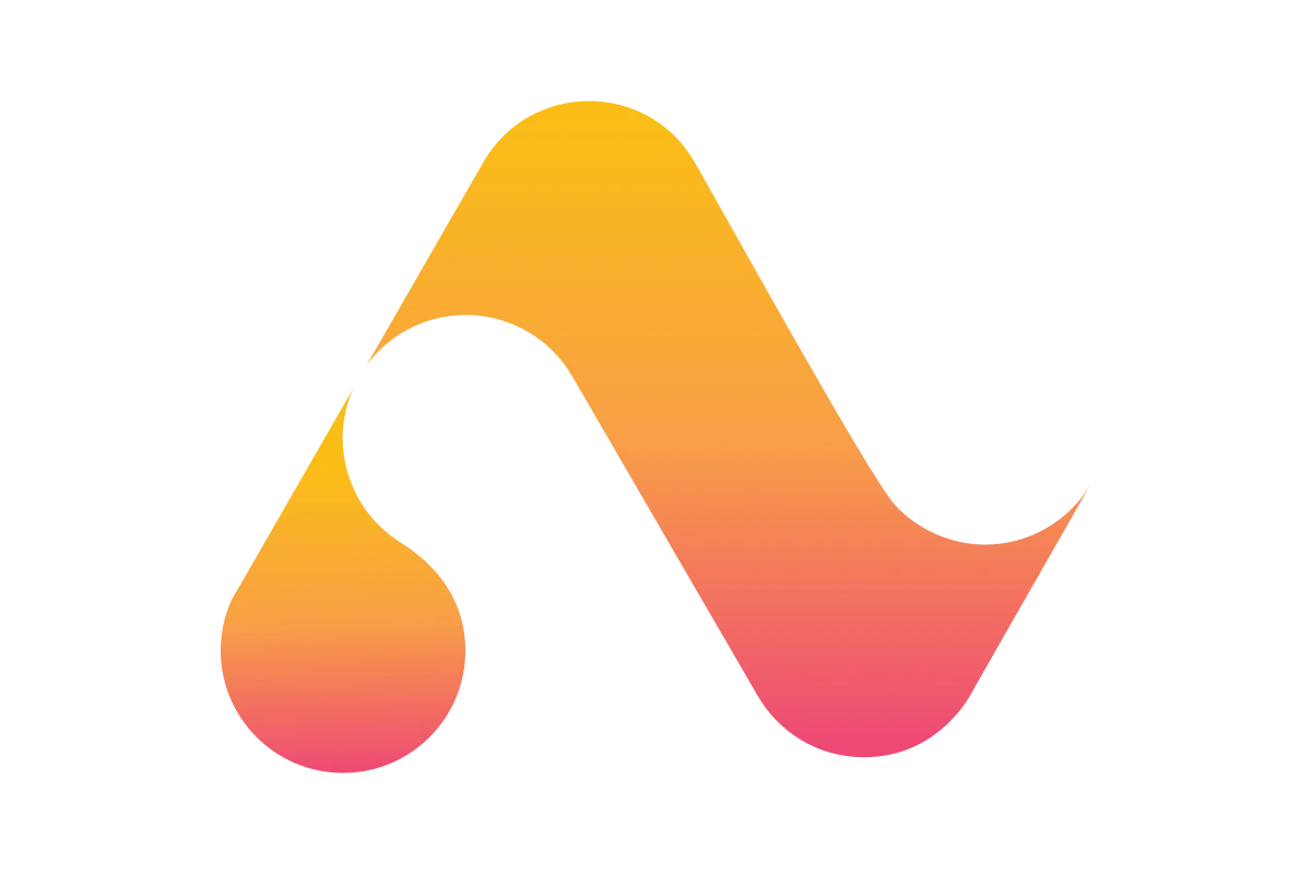 Innovative Abstract Music Logo with Vibrant Gradient