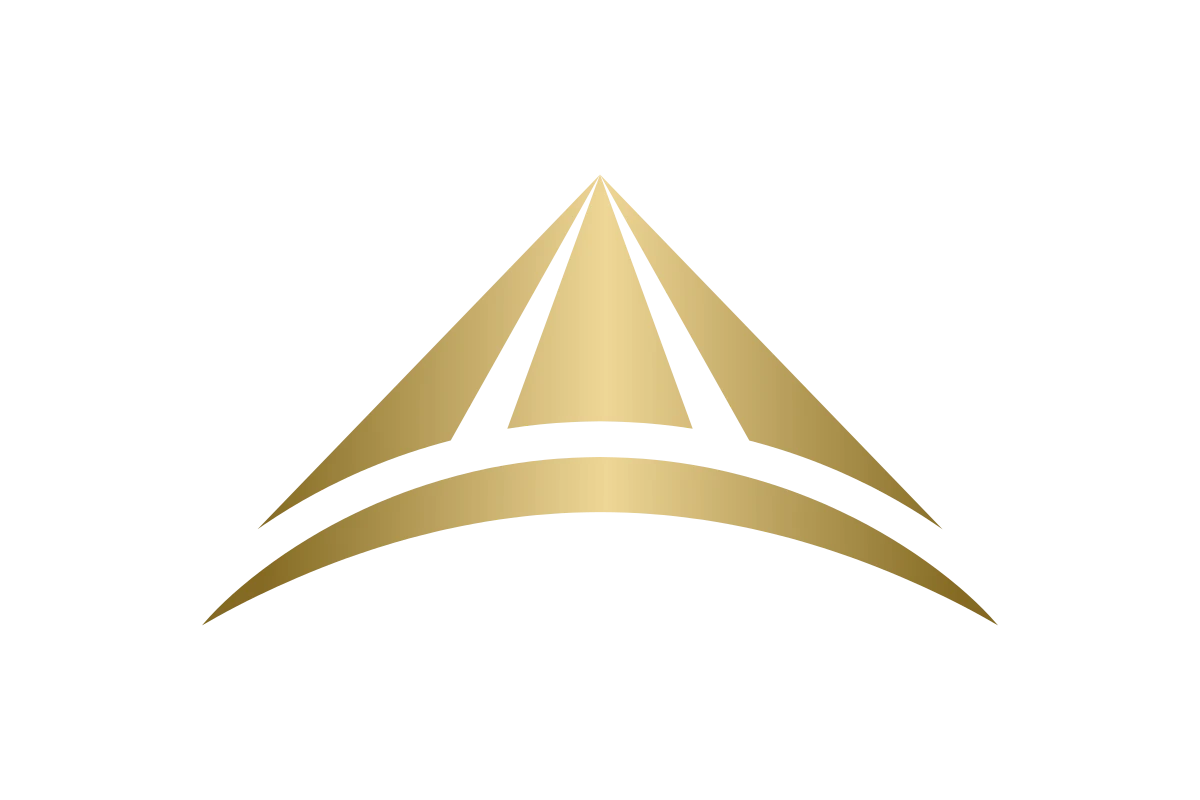 Luxurious Golden Architectural Symbol for Premium Services