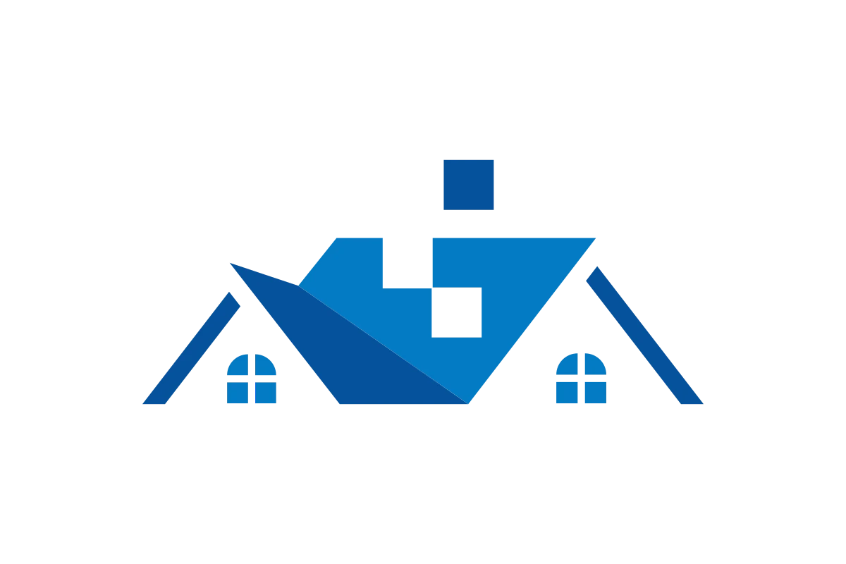 Modern Roofing Services Logo for Home Security