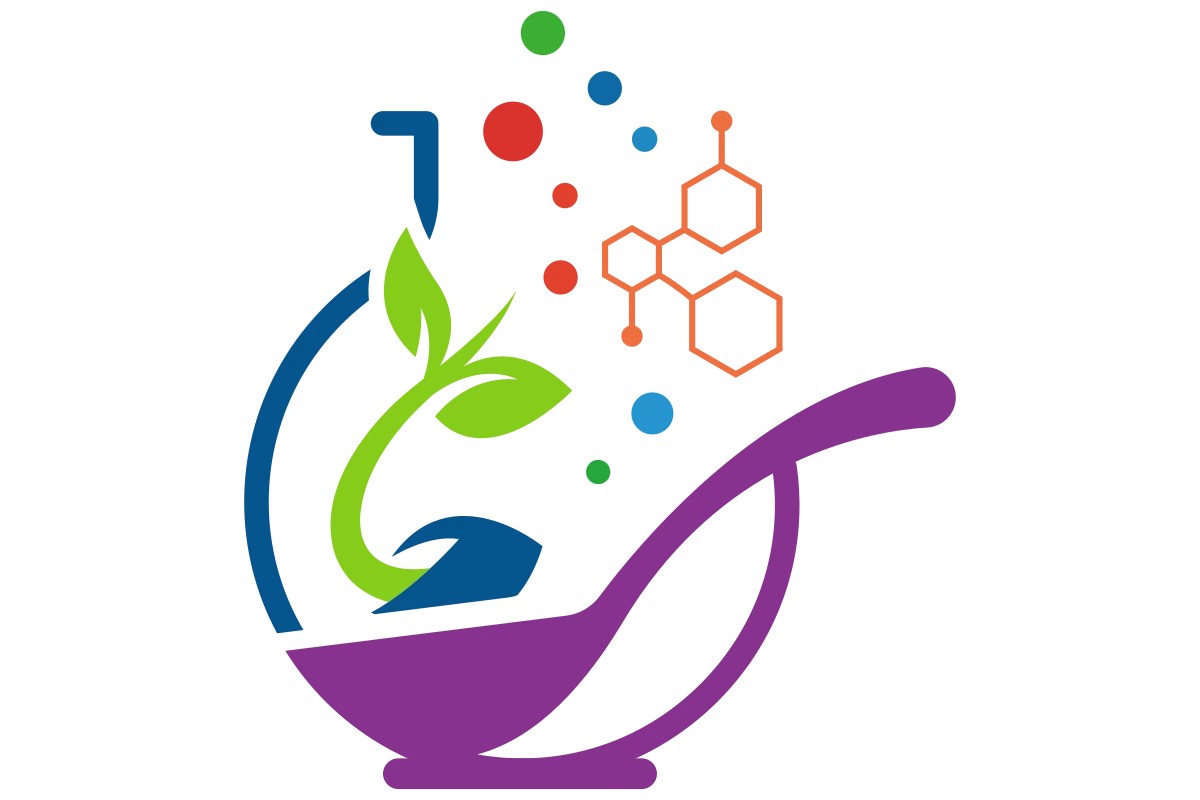 Innovative Pharmaceutical Logo with Nature Elements