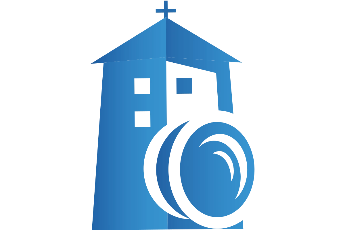Modern Church Symbol for Community Engagement and Faith