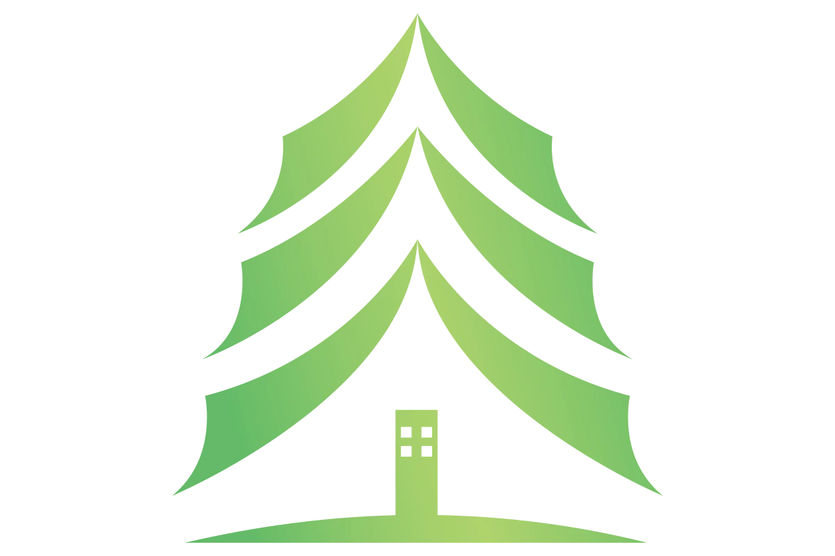 Modern Eco-Friendly House Icon for Sustainable Living