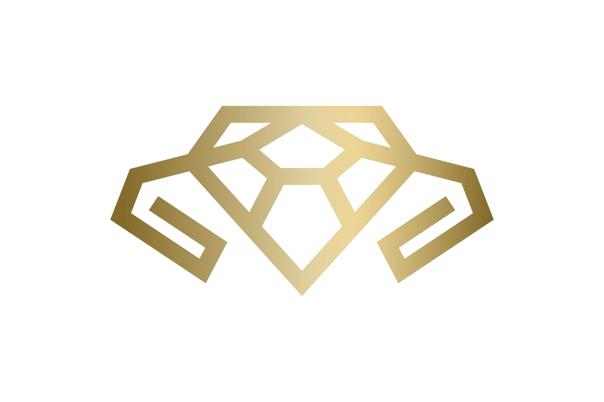 Elegant Gold Diamond Logo for Luxury Jewelry Brand