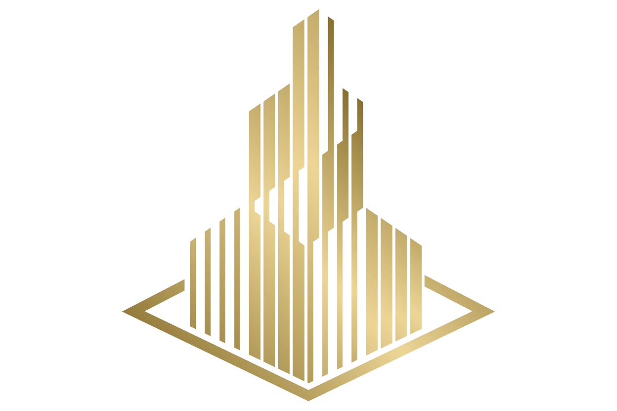 Elegant Gold Architectural Abstract Design