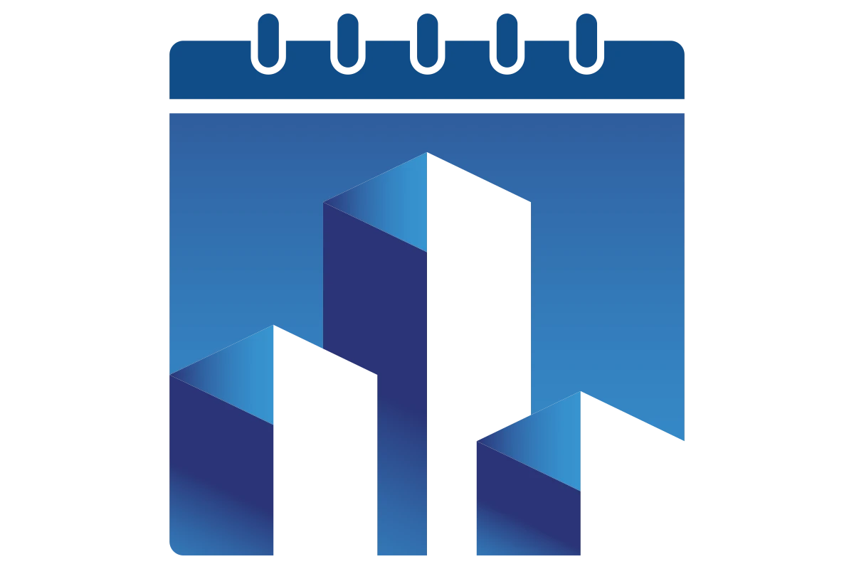 Modern Event Planner Calendar Icon for Urban Activities
