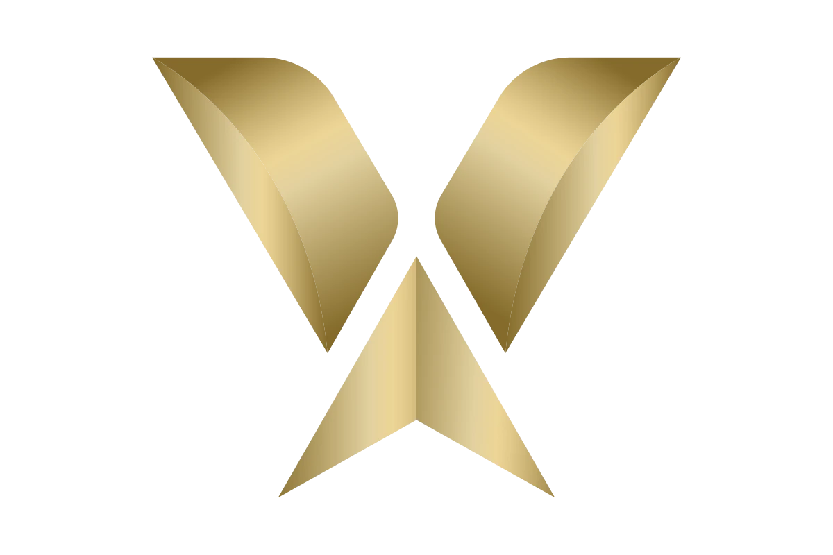Elegant Golden W Logo for Luxury Brand