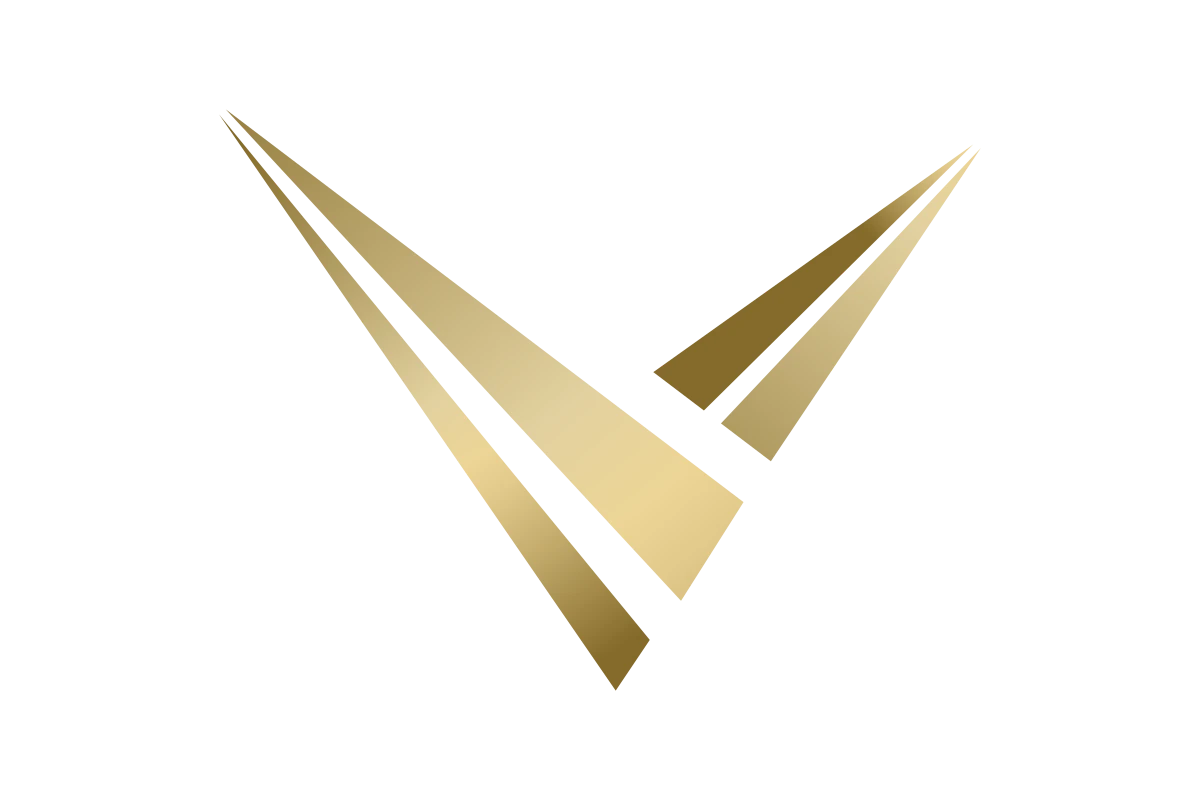 Elegant Golden Abstract Logo for Luxury Growth