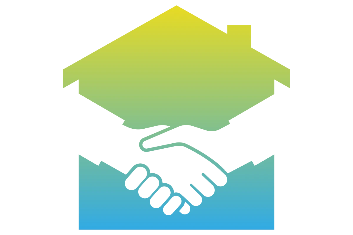 Community-Focused Real Estate Partnership Emblem