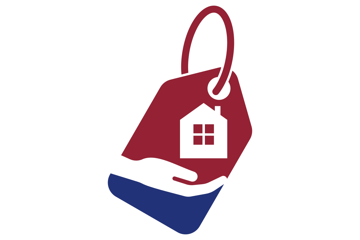 Modern Real Estate Logo with House and Key Elements