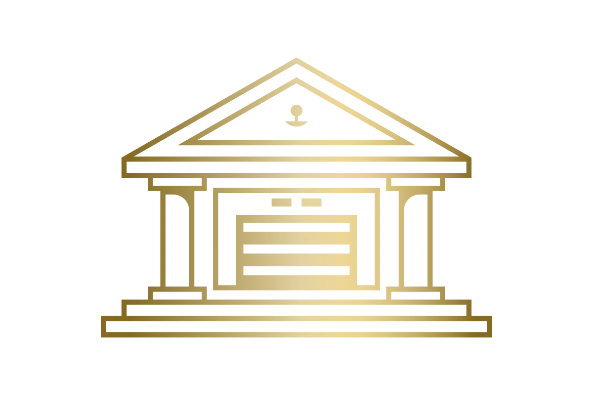 Luxury Law Firm Logo - Elegant Legal Architecture Design