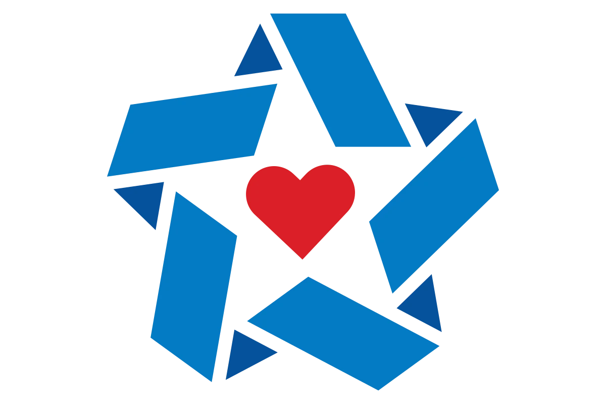 Modern Nonprofit Community Logo with Heart Symbol