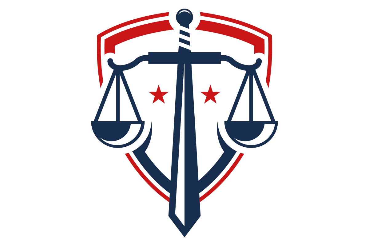 Modern Legal Firm Logo with Shield and Scales