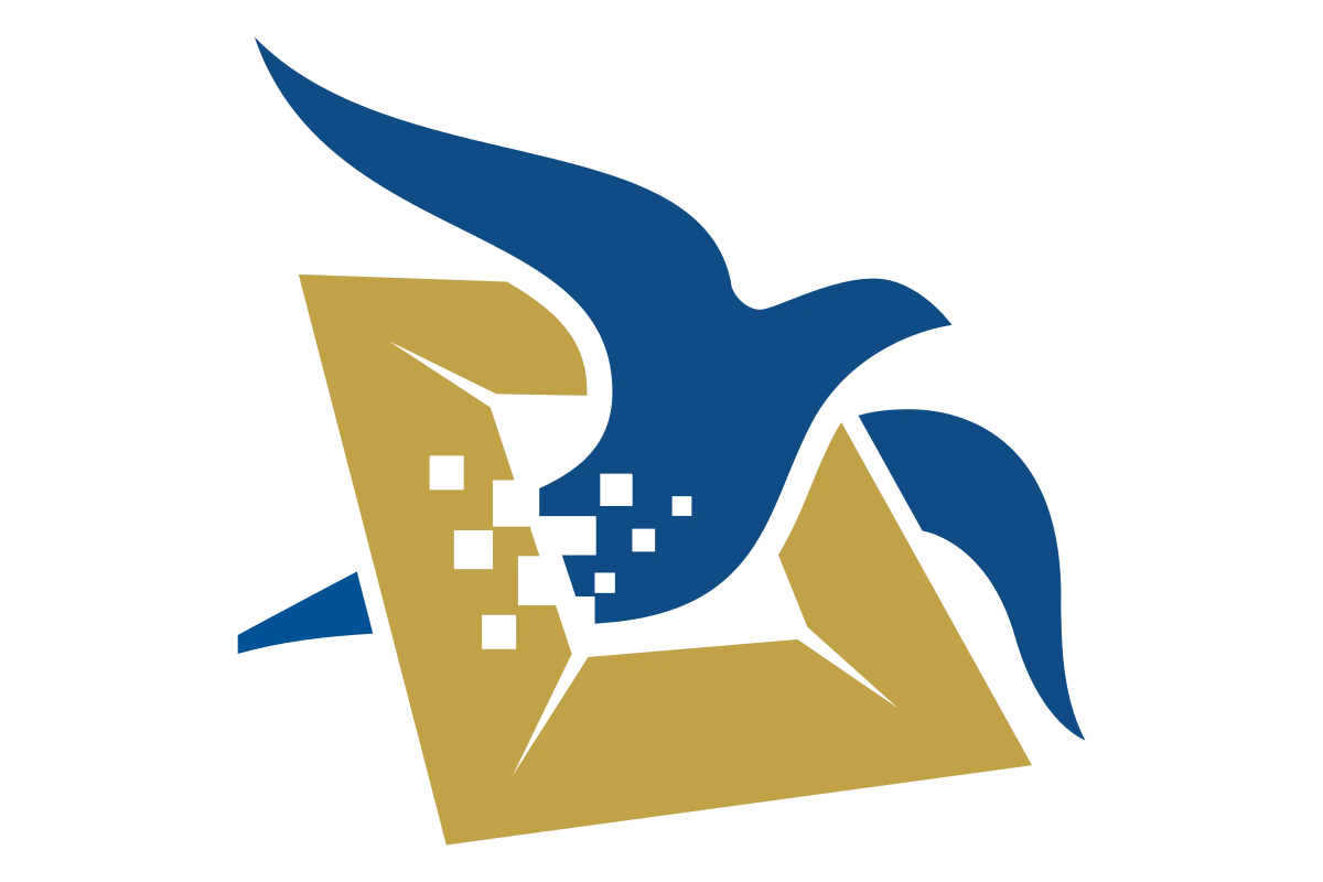 Innovative Abstract Eagle Logo for Logistics Services