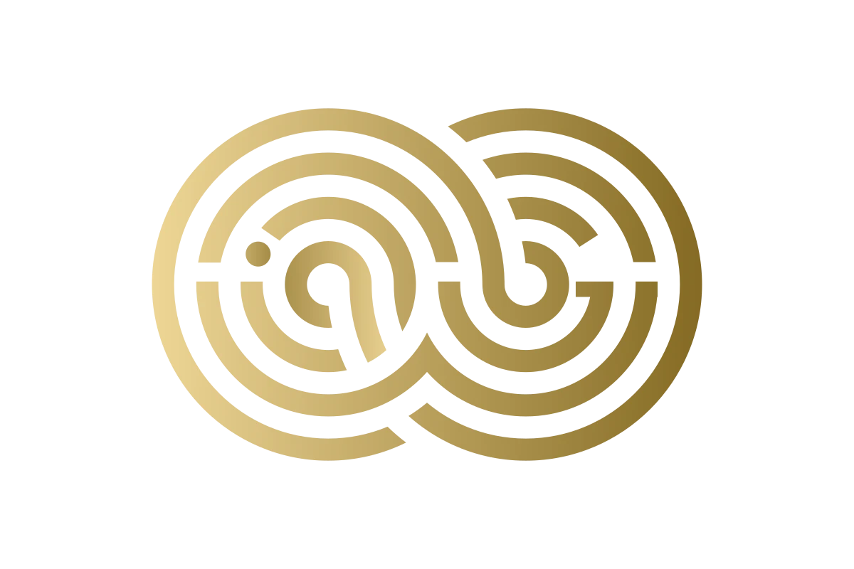 Elegant Abstract Maze Logo for Luxury Interior Design