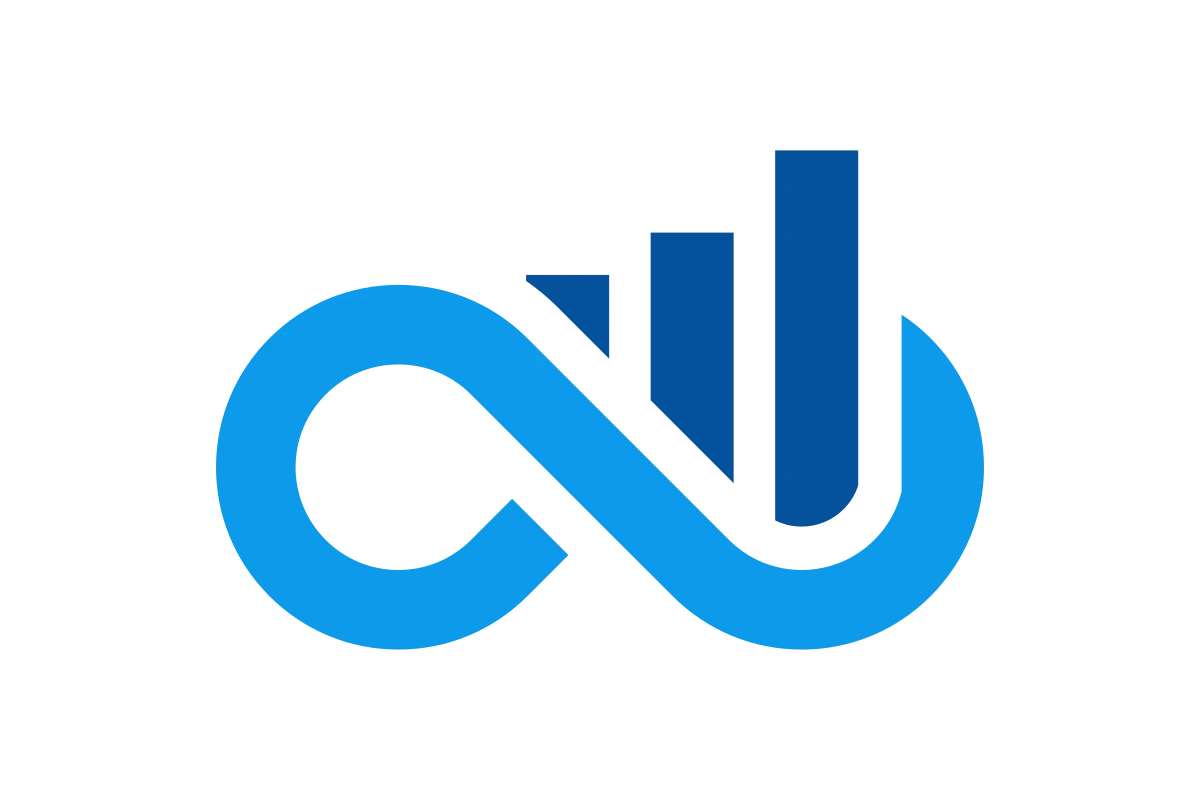 Modern Financial Growth Analytics Infinity Symbol