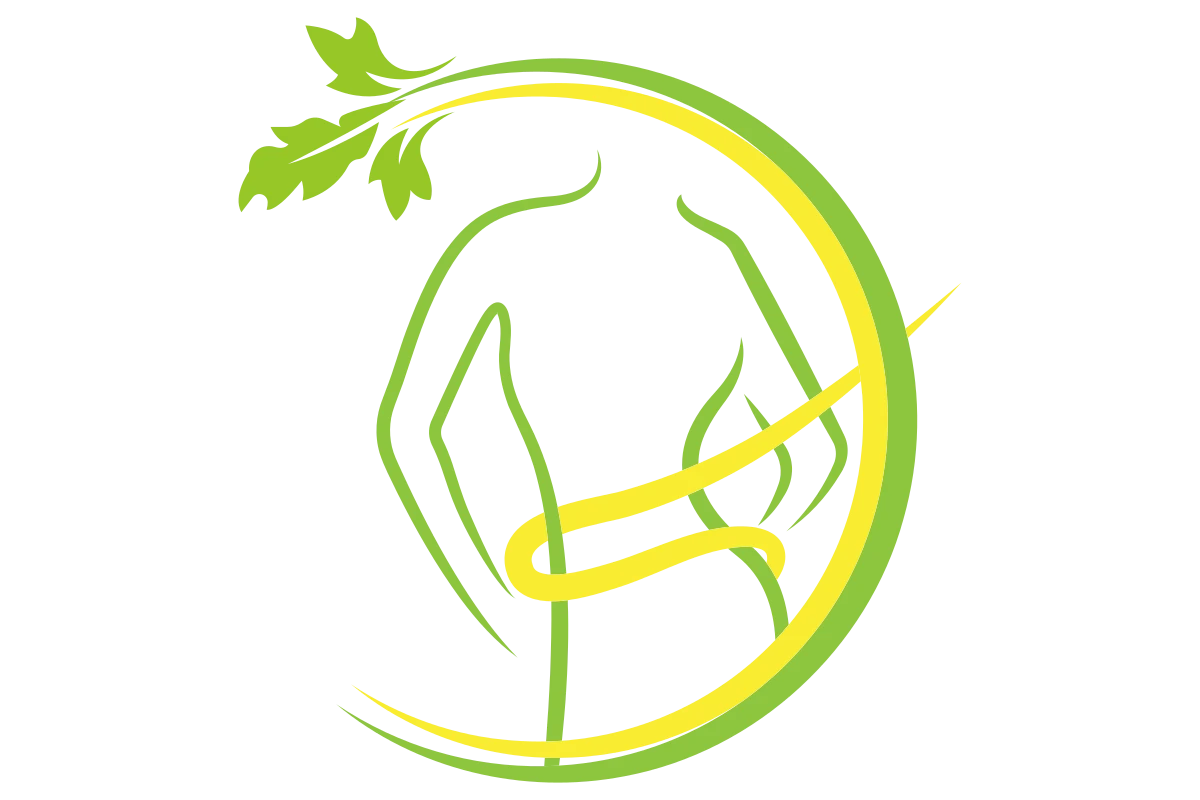 Modern Wellness Spa Logo with Natural Elements
