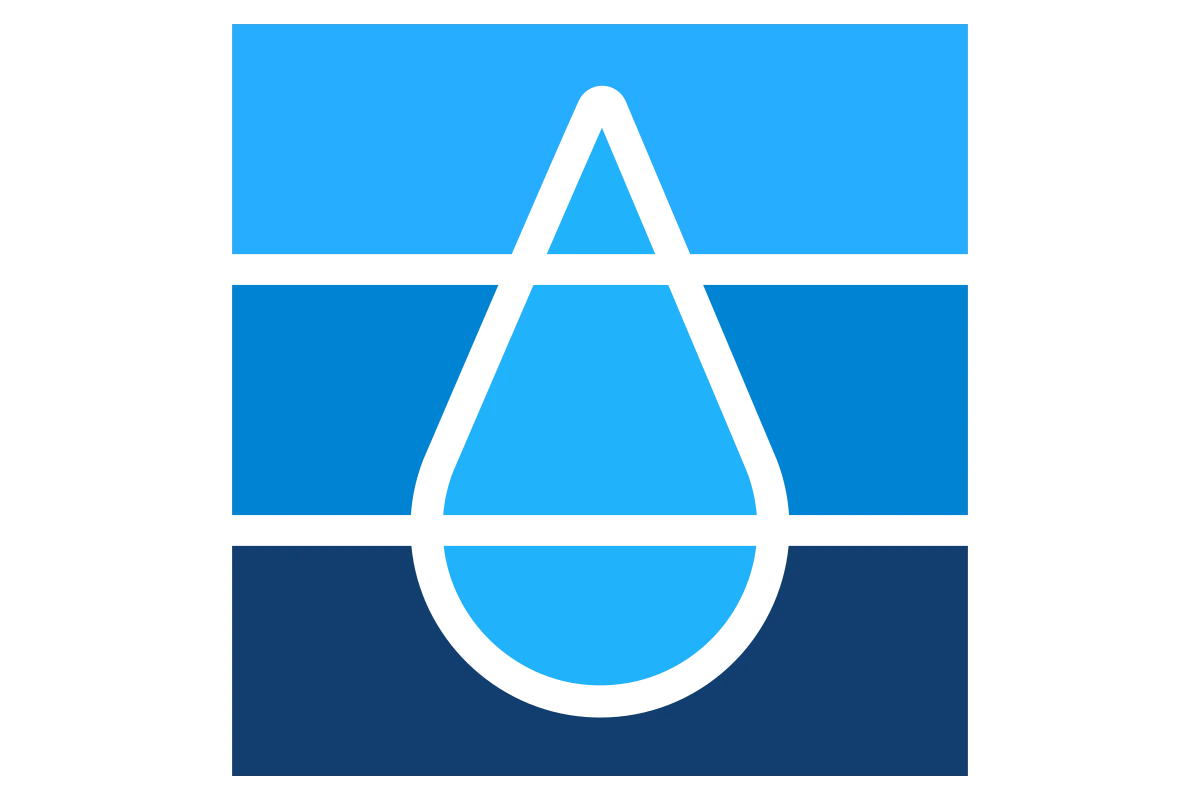 Modern Water Service Logo with Innovative Design