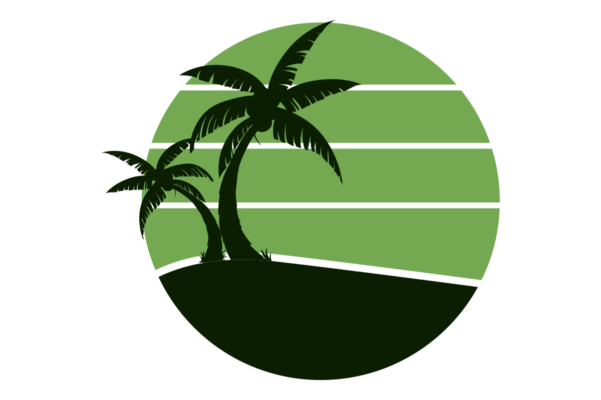 Tropical Travel Agency Logo - Modern & Minimalist Design