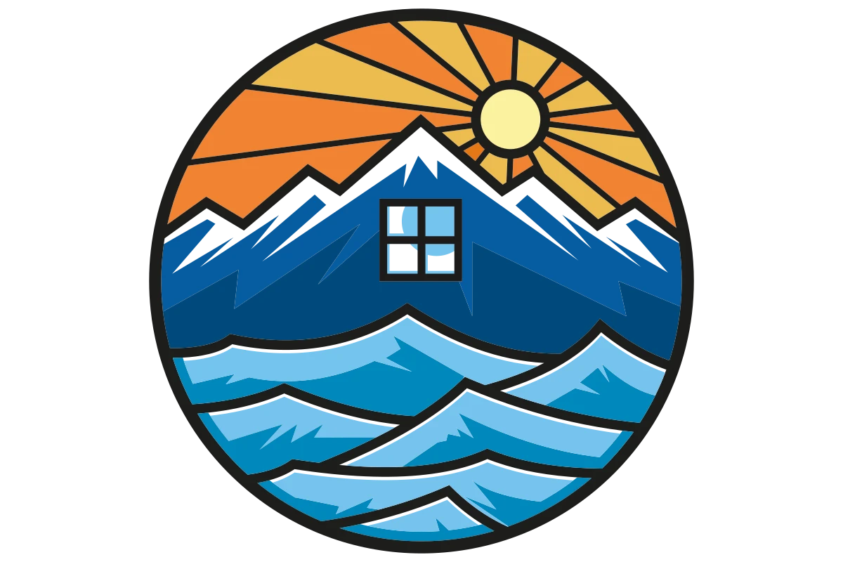 Scenic Mountain and Water Window Design for Real Estate