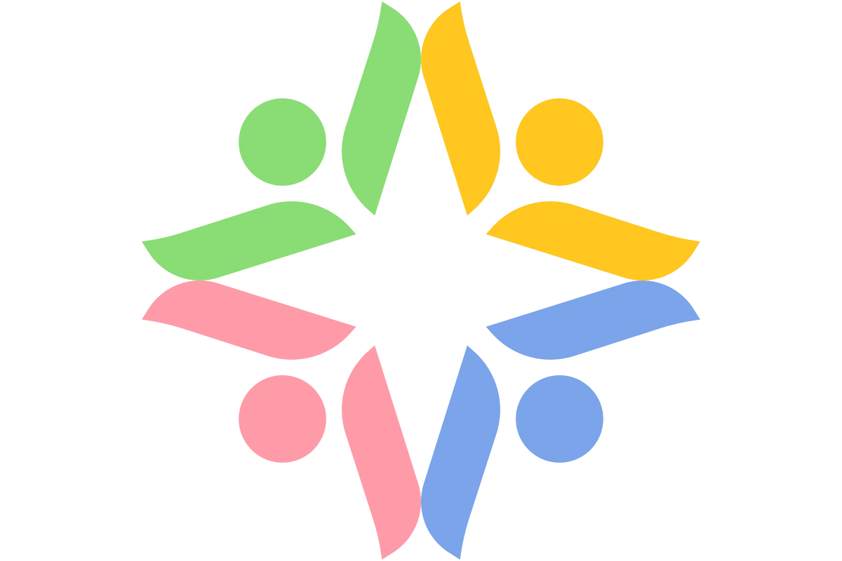 Vibrant Community Support Symbol for Nonprofit Initiatives