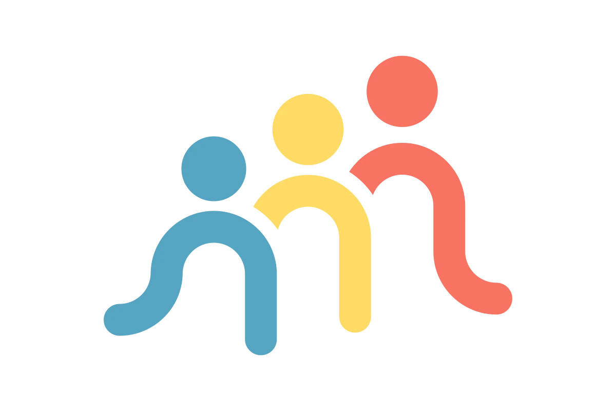 Colorful Abstract Community Unity Illustration for Nonprofits