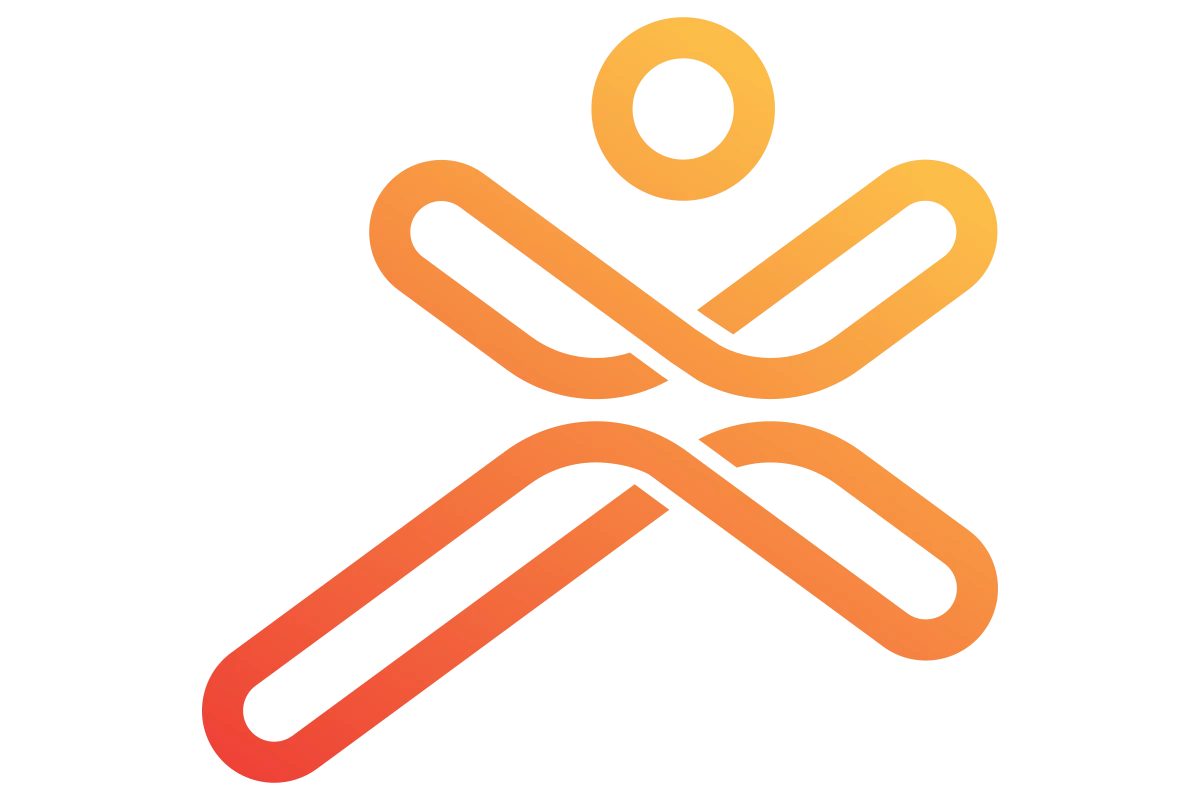 Modern Abstract Fitness Logo for Gym and Wellness