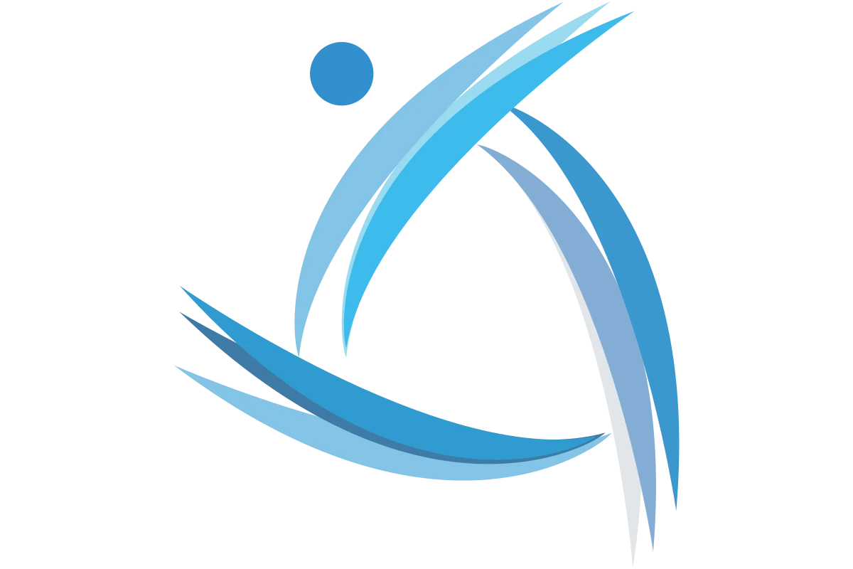 Dynamic Fitness Logo Representing Growth and Wellness