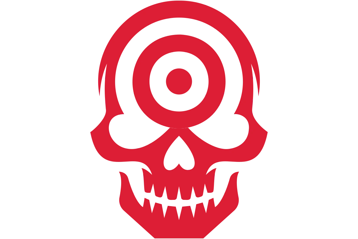 Striking Skull Symbol: Bold Artistic Representation