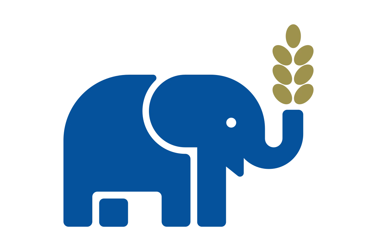 Modern Elephant Icon Symbolizing Conservation Efforts