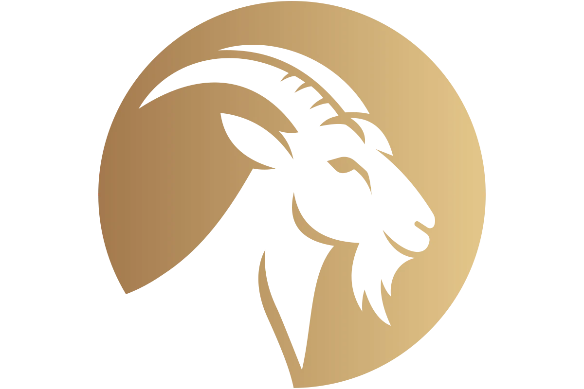Elegant Goat Icon for Strength and Nature