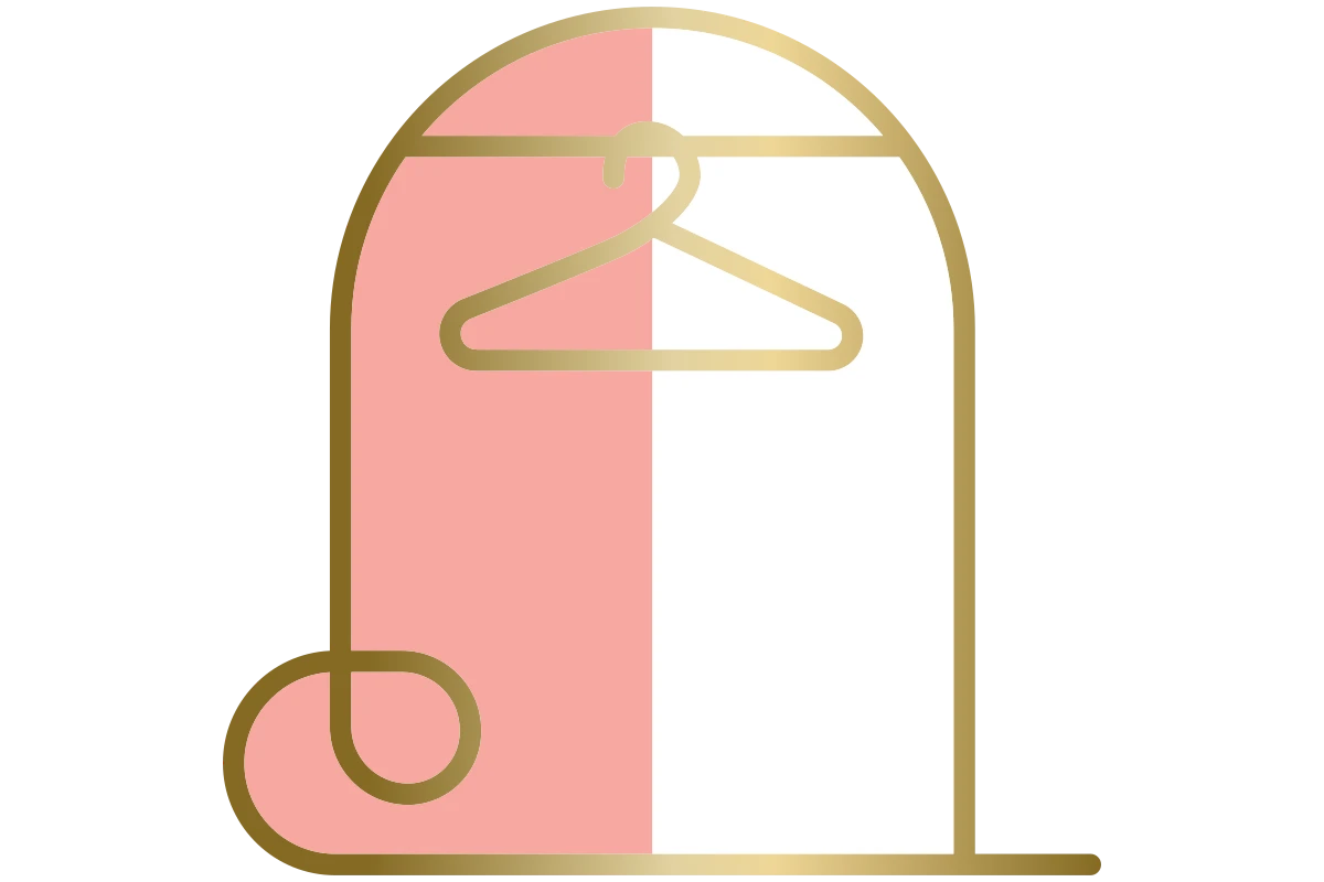 Modern Cleaning Service Logo with Hanger Icon