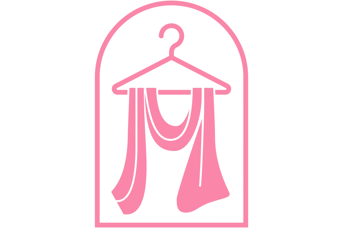 Minimalist Clothing Hanger Icon for Fashion Stores
