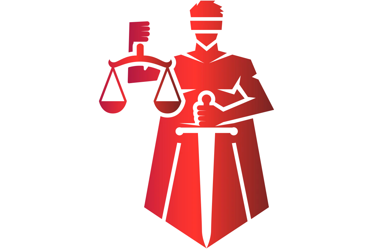 Modern Legal Mascot Logo for Law Firm