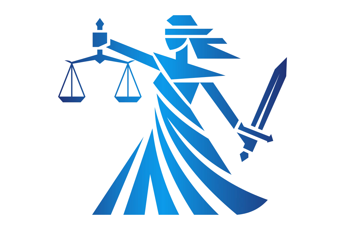 Modern Justice Icon for Law Firms and Legal Services