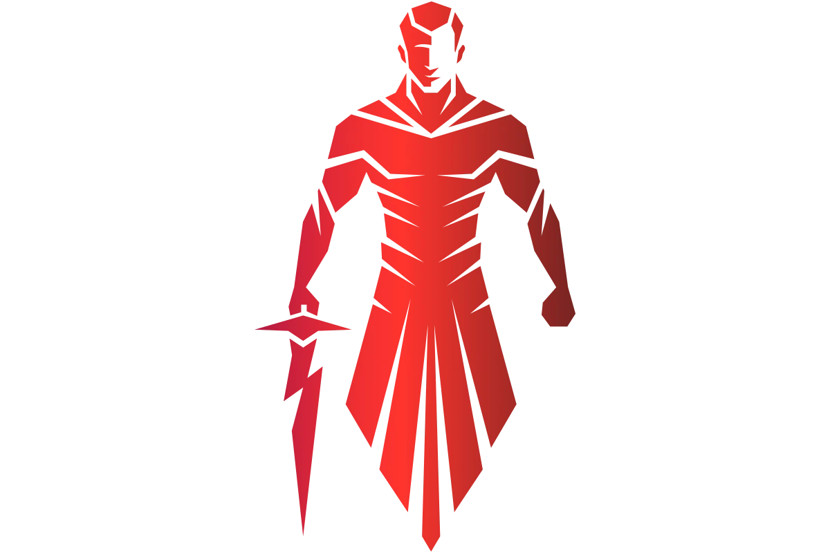 Dynamic Warrior Logo for Fitness Brand - Strength and Power
