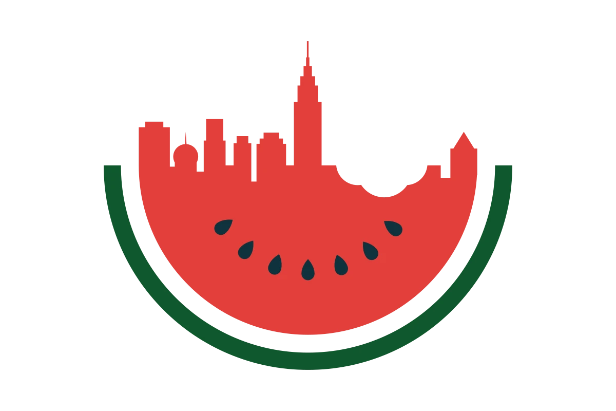 Fresh Watermelon Cityscape - A Modern Culinary Delight