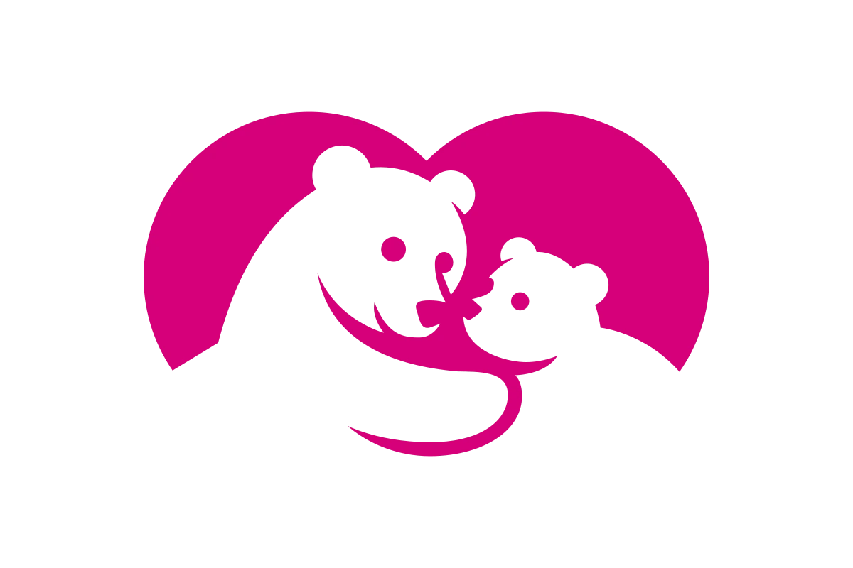 Cute Bear Family Logo for Wildlife Conservation Nonprofit