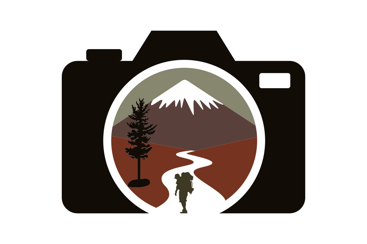 Adventure Photography Logo Featuring Nature and Hiking