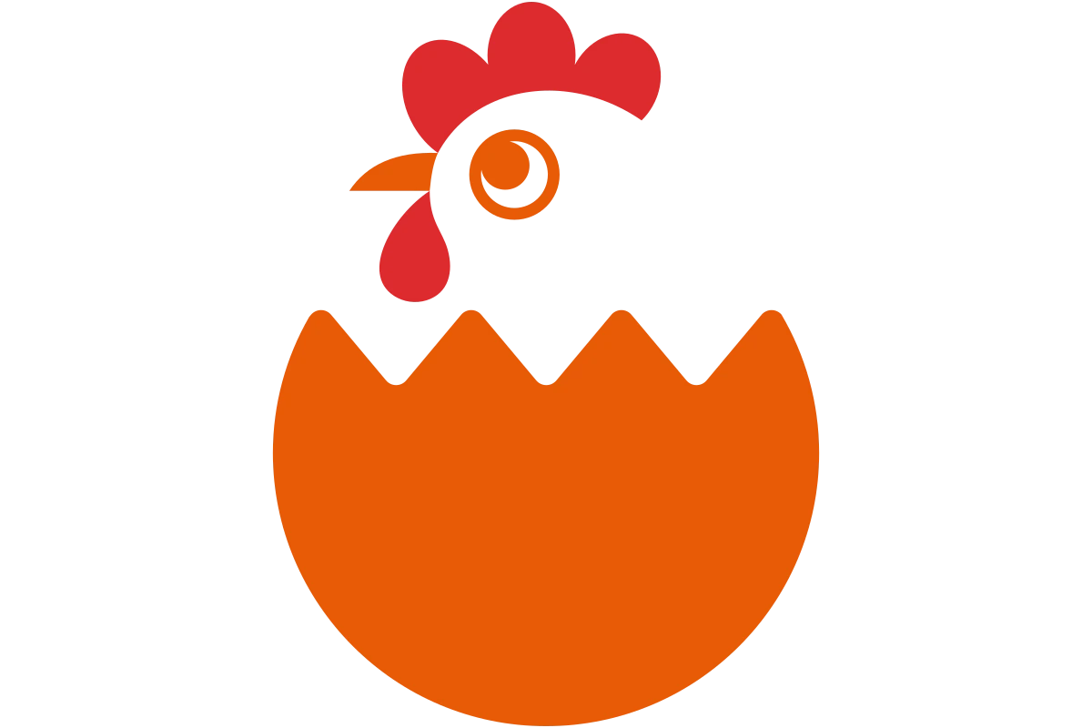 Fresh Bakery Logo Featuring Whimsical Chicken Hatchling