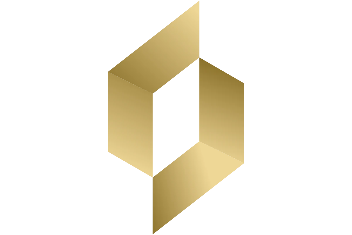 Elegant Gold Abstract Corporate Design for Luxury Ventures